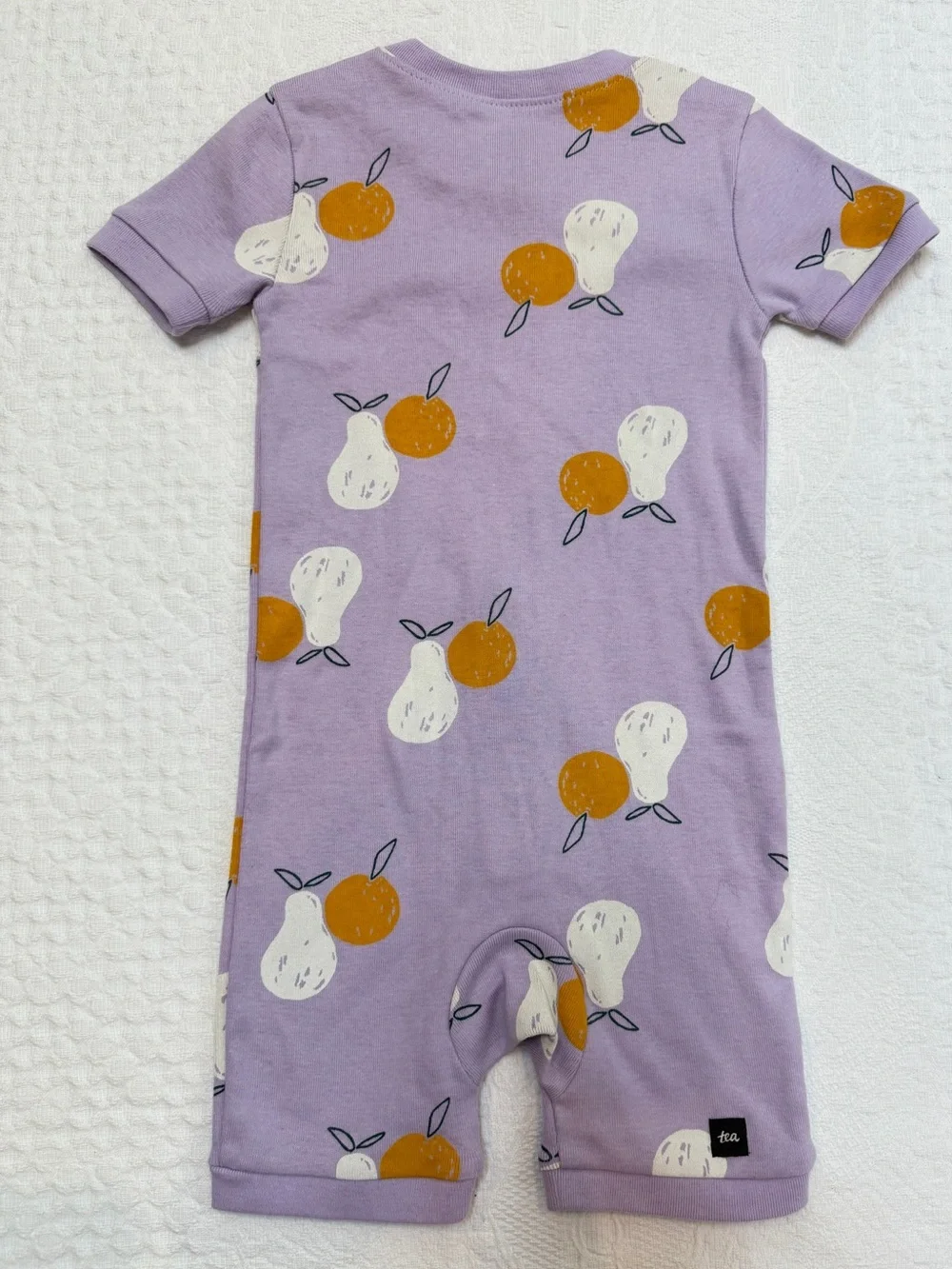 Tea Collection Pear Pajamas 12-18 Months Purple